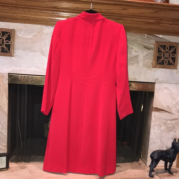 Kasper Petite Shirt Dress, Red, Sz 4P, EUC! - Picture 7 of 14